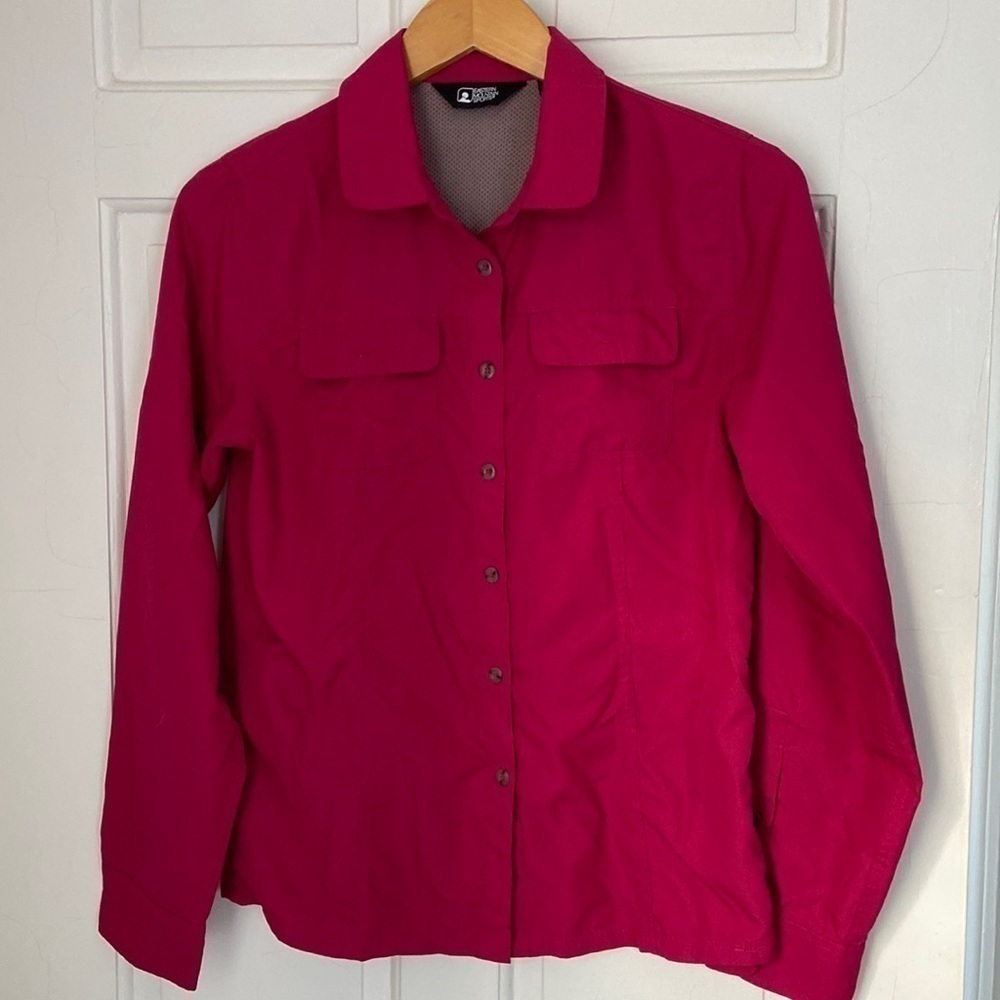 EMS magenta hiking shirt